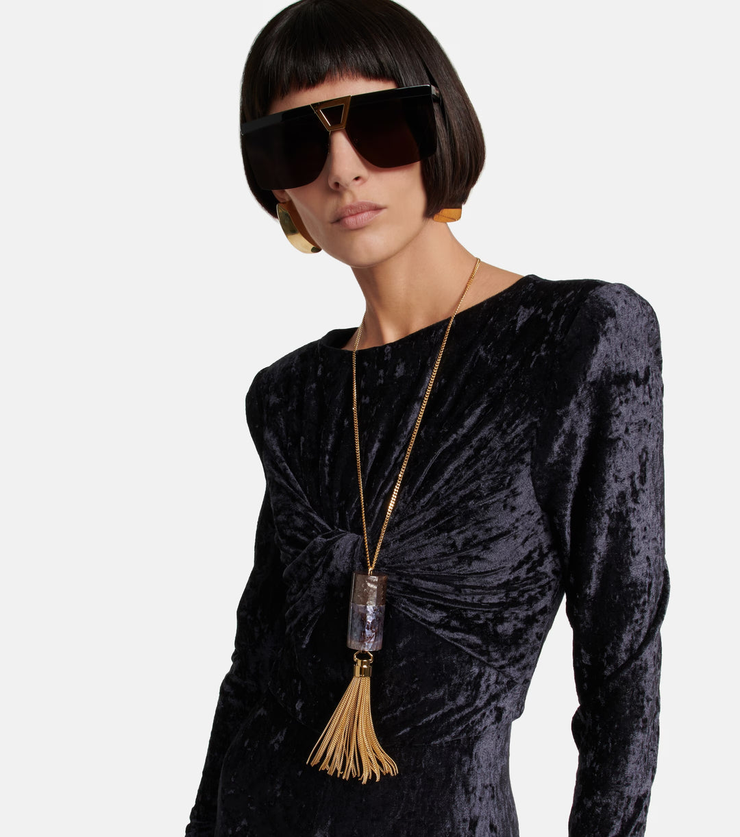 YSL SL-537 001  PALACE SHIELD SUNGLASSES