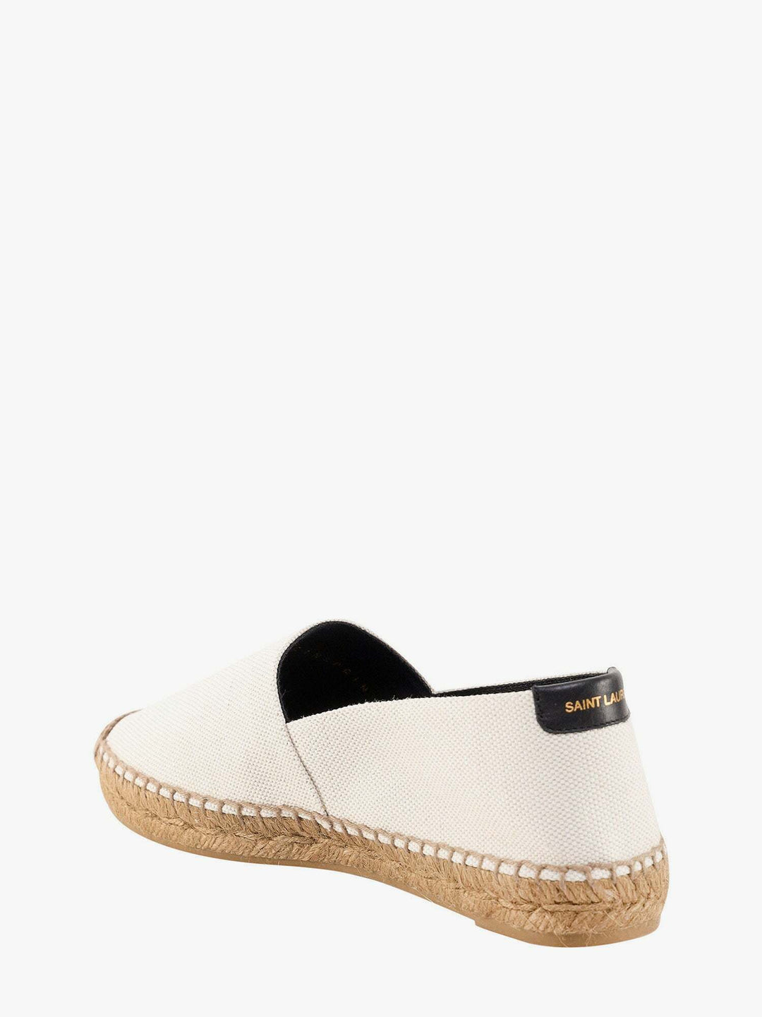 YVES SAINT LAURENT CANVAS LOGO ESPADRILLES