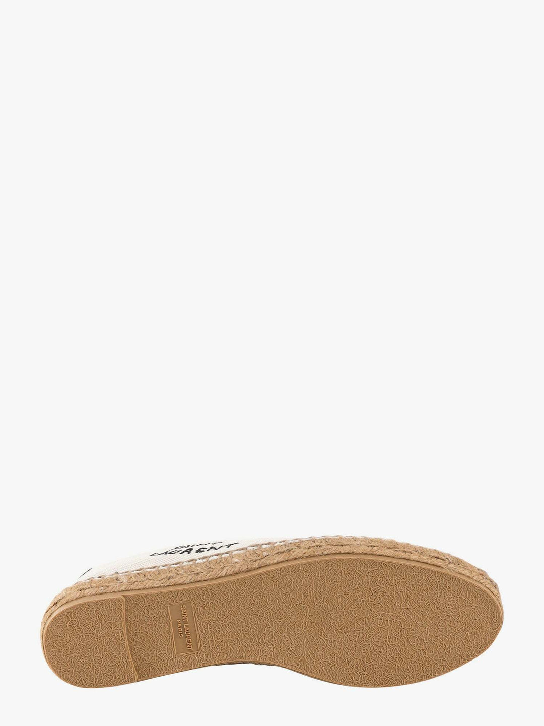 YVES SAINT LAURENT CANVAS LOGO ESPADRILLES