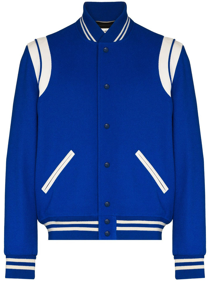 YVES SAINT LAURENT TEDDY VARSITY CLASSIC JACKET