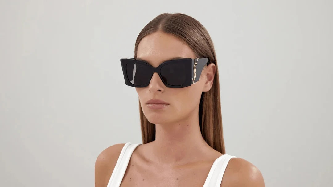 YSL SL M119 001 OVERSIZED SUNGLASSES
