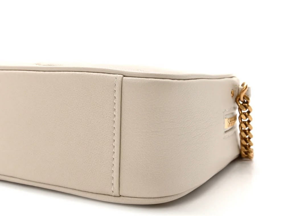 YSL LAMBSKIN QUILTED MINI CAMERA BAG