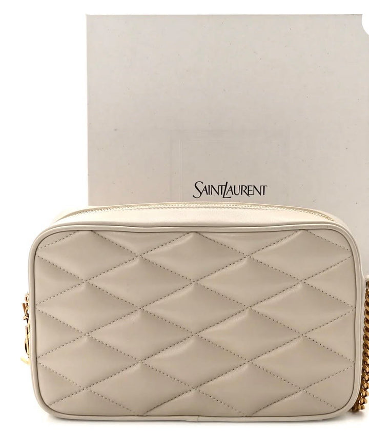 YSL LAMBSKIN QUILTED MINI CAMERA BAG