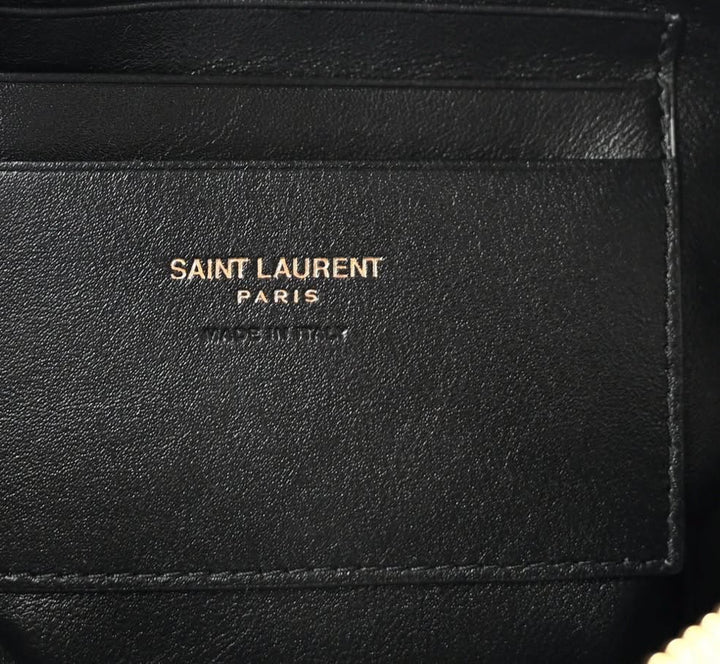 YSL LAMBSKIN QUILTED MINI CAMERA BAG