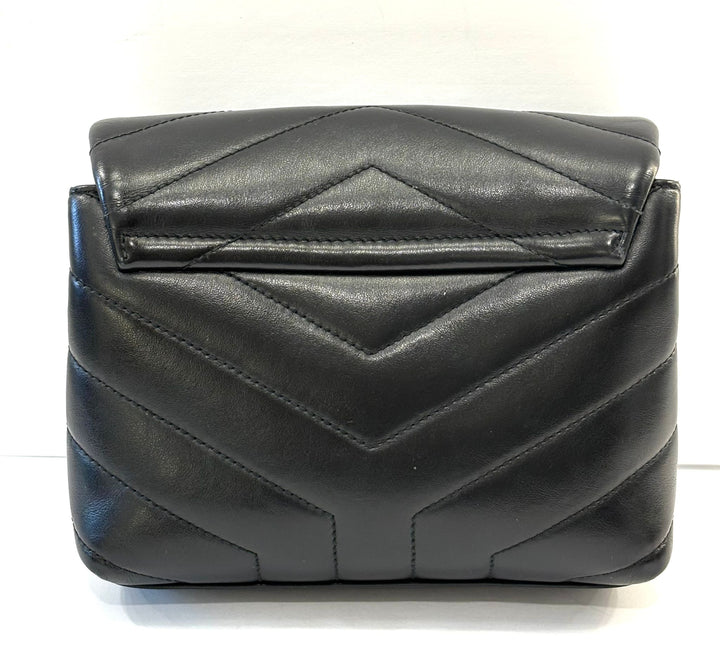YSL LEATHER LOULOU TOY CROSSBODY BAG