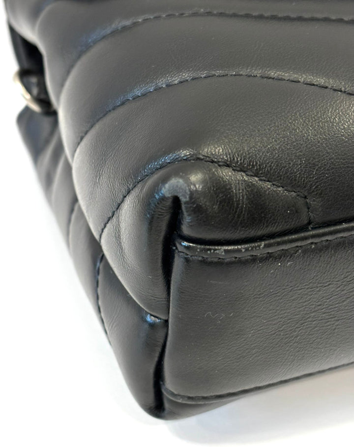 YSL LEATHER LOULOU TOY CROSSBODY BAG