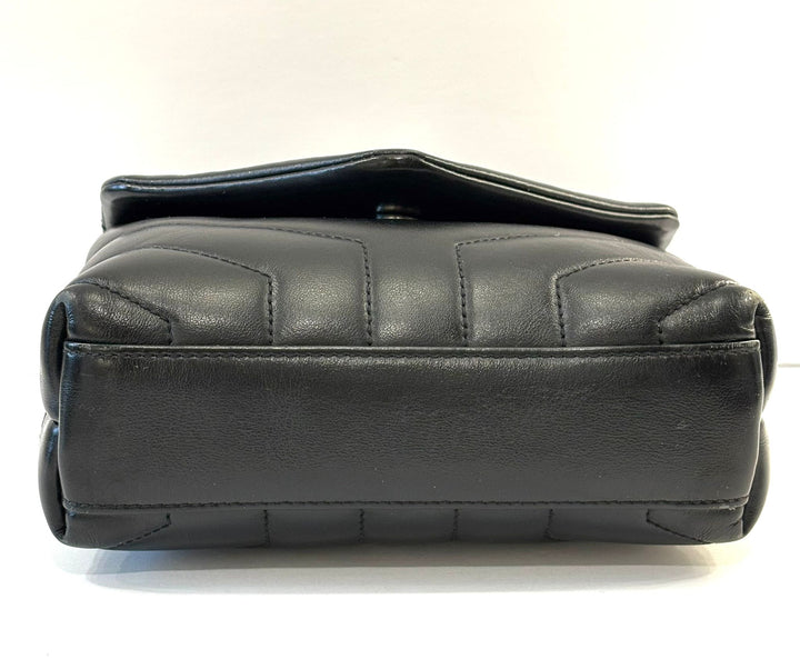 YSL LEATHER LOULOU TOY CROSSBODY BAG