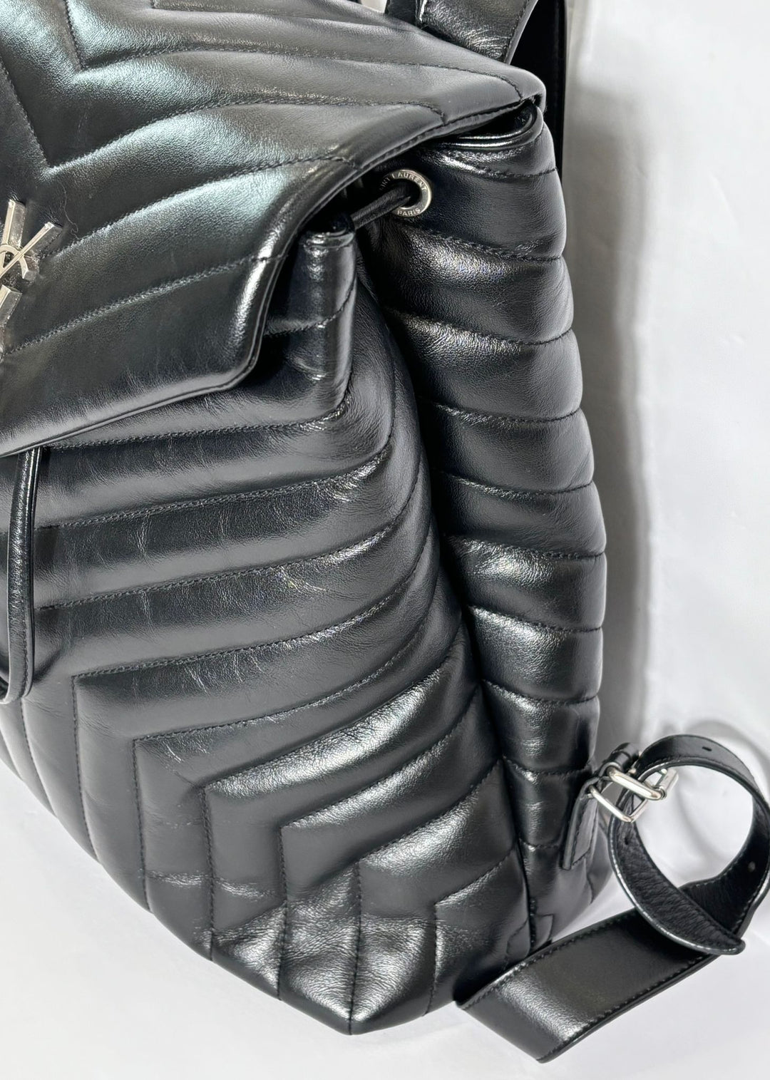 YSL QUILTED CALFSKIN LEATHER MEDIUM LOU LOU BACKPACK