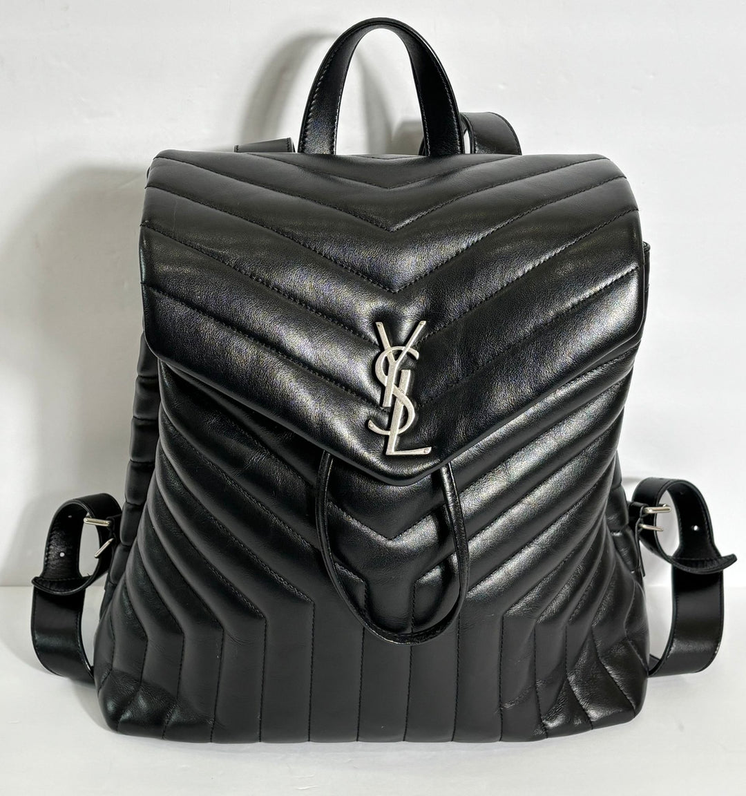 YSL QUILTED CALFSKIN LEATHER MEDIUM LOU LOU BACKPACK