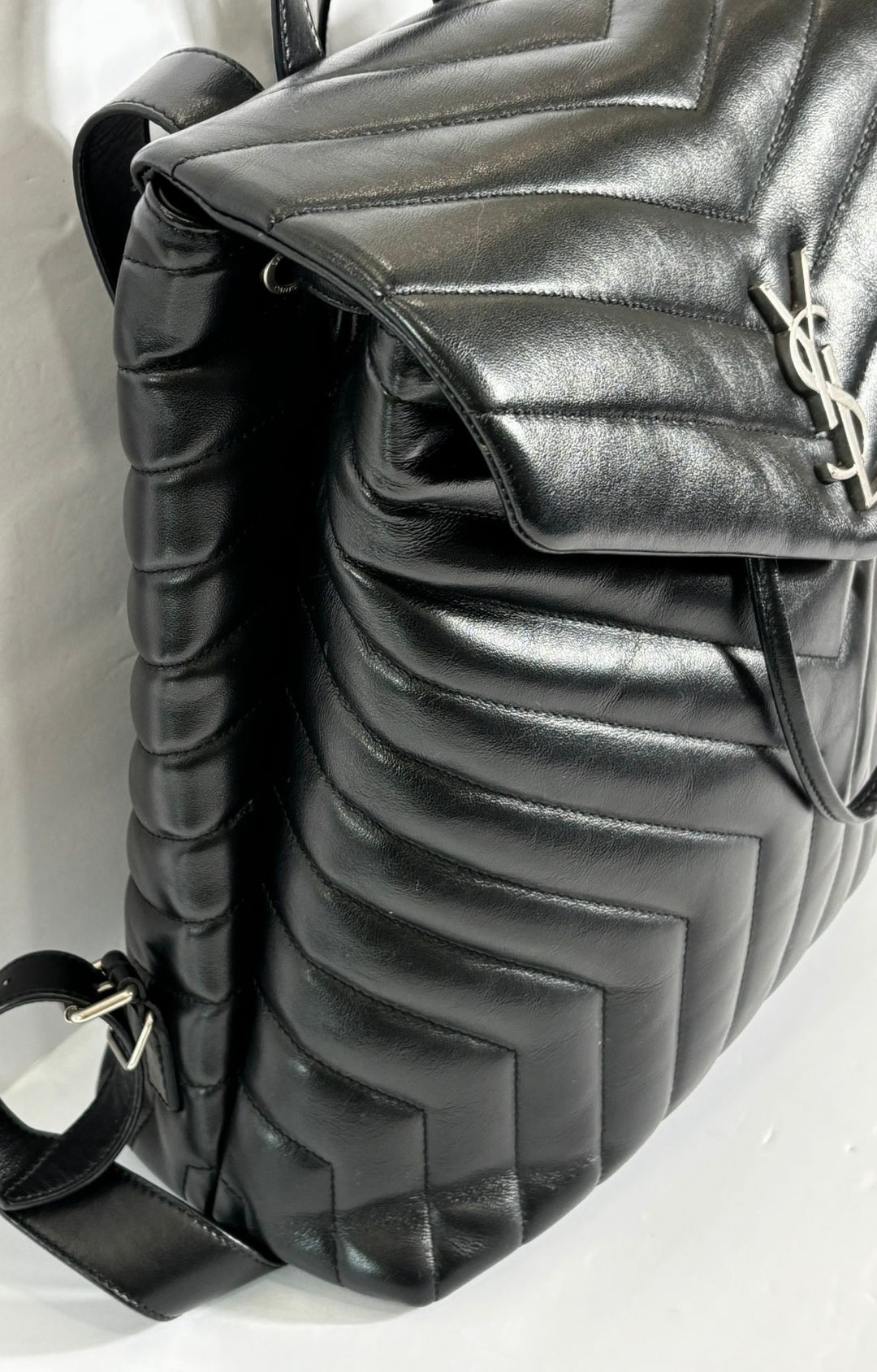 YSL QUILTED CALFSKIN LEATHER MEDIUM LOU LOU BACKPACK