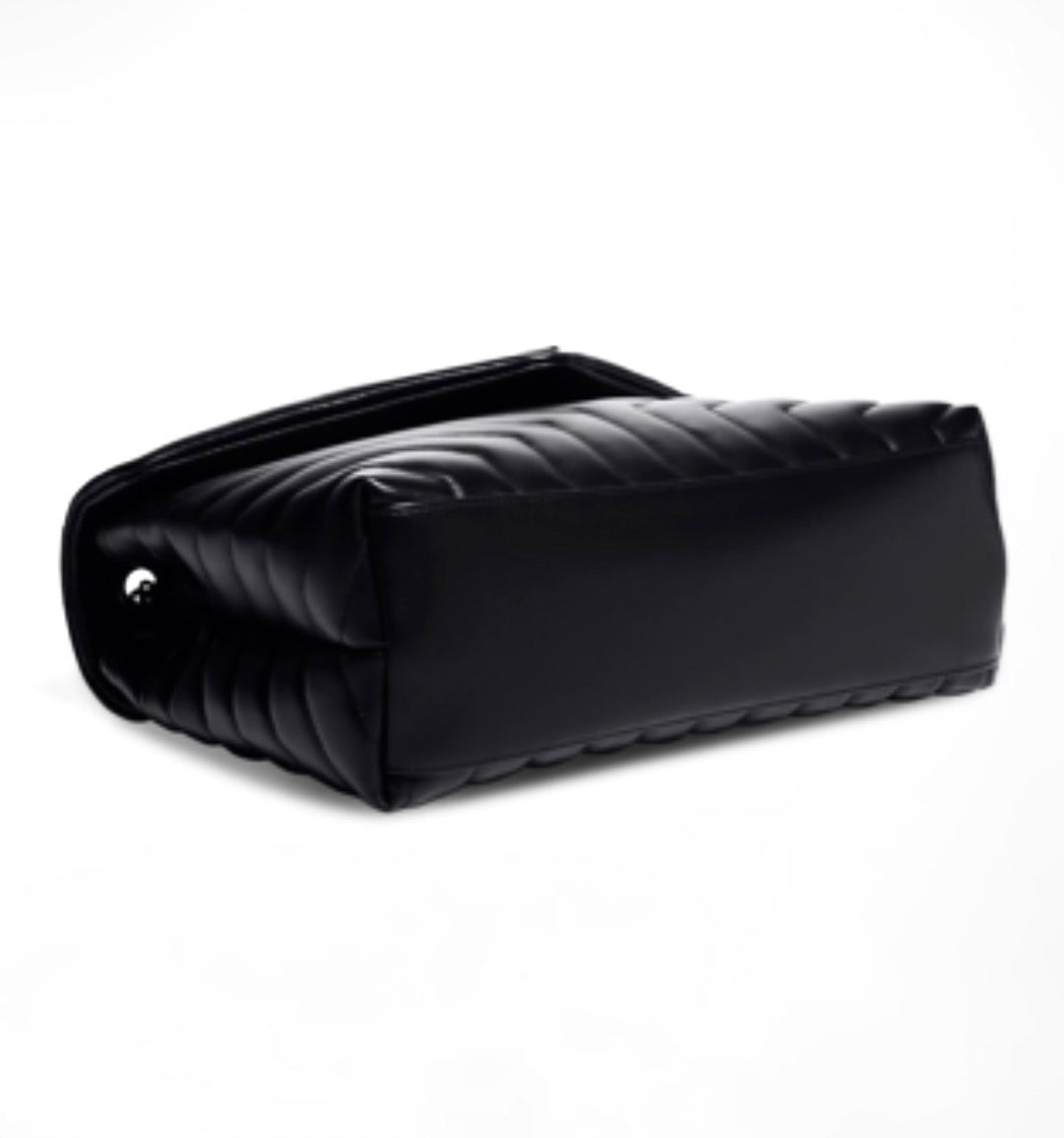 YSL LOULOU MEDIUM QUILTED LEATHER BLACK ON BLACK SHOULDER BAG