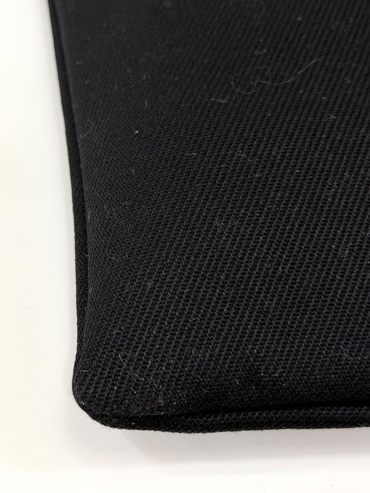 YVES SAINT LAURENT CANVAS RIVE GAUCHE CLUTCH BAG
