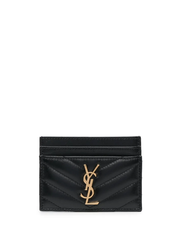 YVES SAINT LAURENT CASSANDRE MATELASSE LEATHER CARD CASE