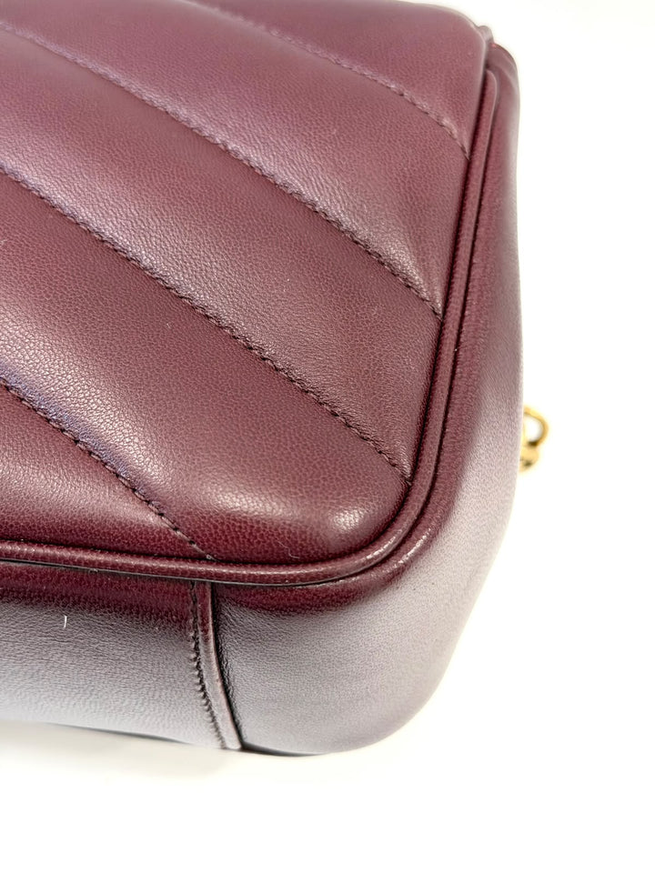 YVES SAINT LAURENT LOULOU SMALL MATELASSE SHOULDER BAG