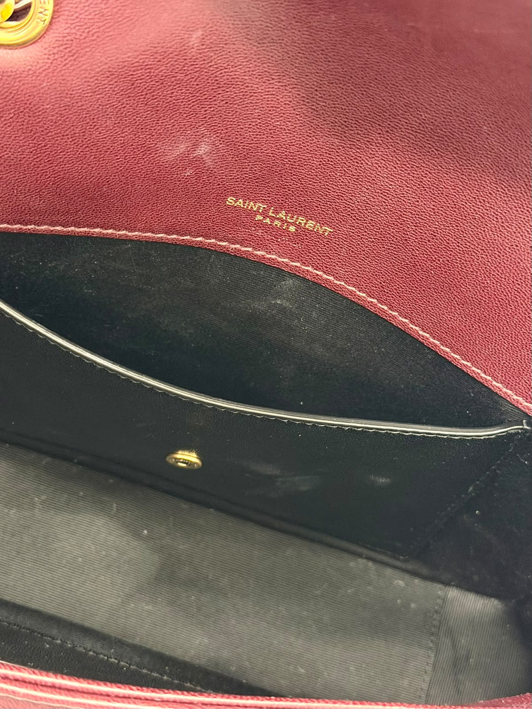 YVES SAINT LAURENT LOULOU SMALL MATELASSE SHOULDER BAG