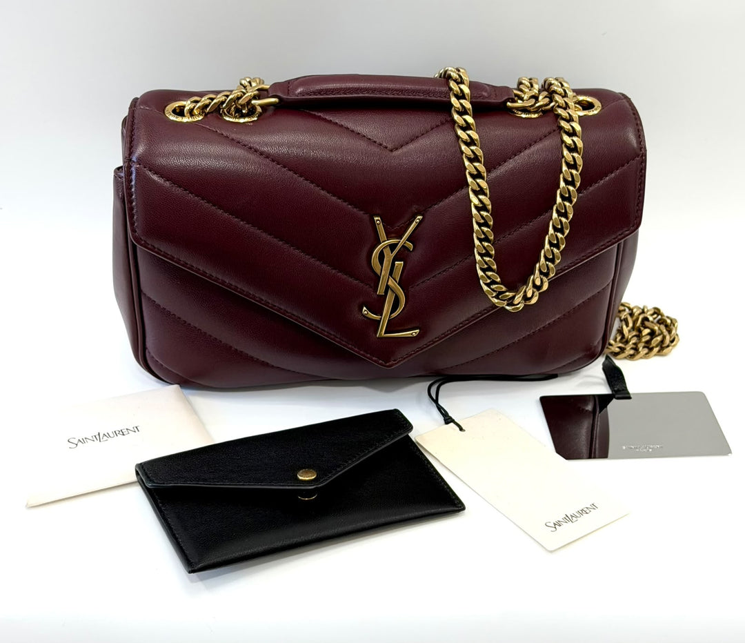 YVES SAINT LAURENT LOULOU SMALL MATELASSE SHOULDER BAG