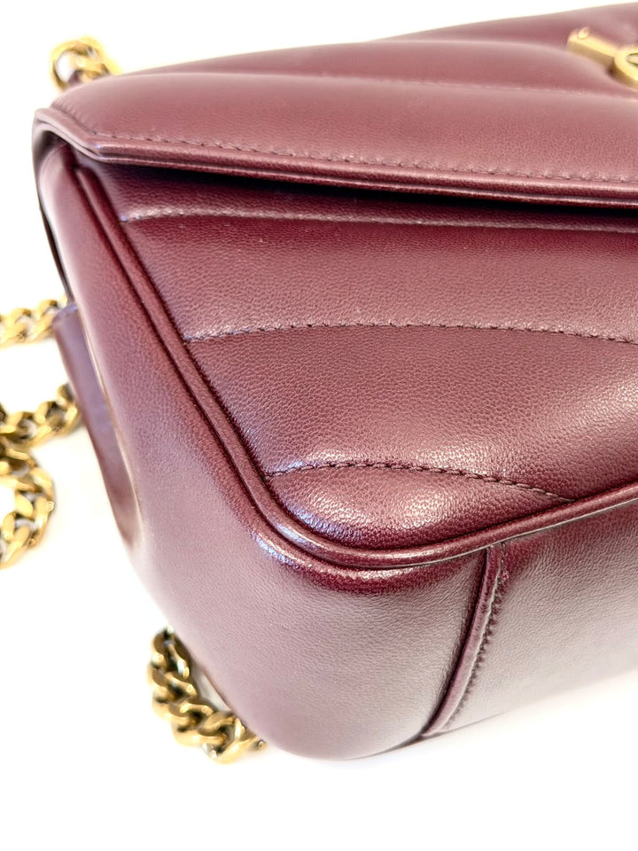 YVES SAINT LAURENT LOULOU SMALL MATELASSE SHOULDER BAG
