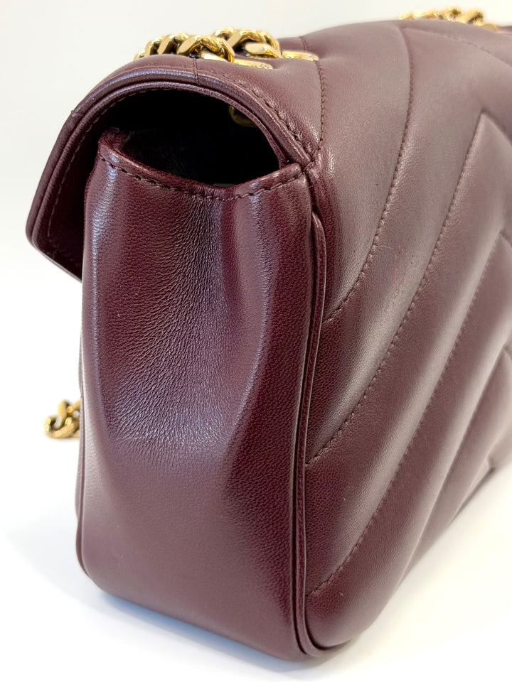 YVES SAINT LAURENT LOULOU SMALL MATELASSE SHOULDER BAG
