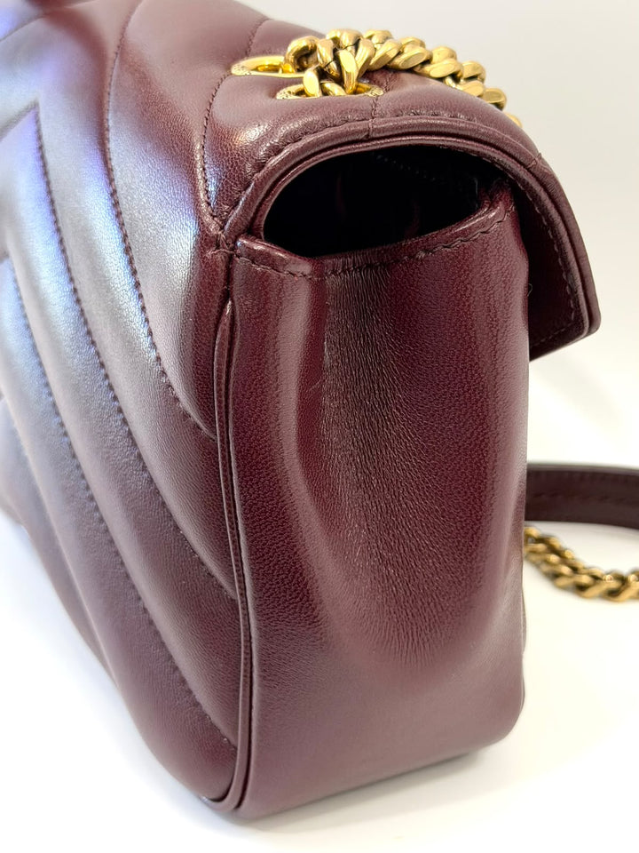 YVES SAINT LAURENT LOULOU SMALL MATELASSE SHOULDER BAG