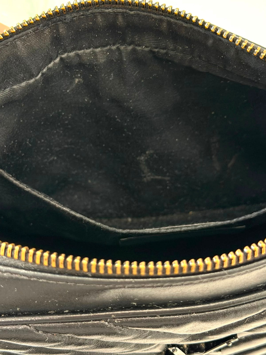 YSL MONOGRAM LOU MONOCHROME CALFSKIN LEATHER CAMERA BAG
