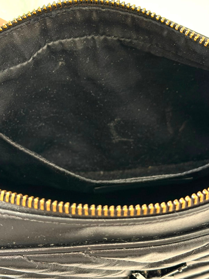 YSL MONOGRAM LOU MONOCHROME CALFSKIN LEATHER CAMERA BAG
