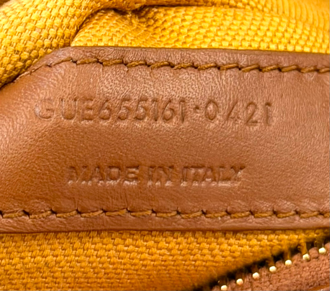 YSL WOVEN CANE CALFSKIN NORTH SOUTH SHOPPER TOTE BAG