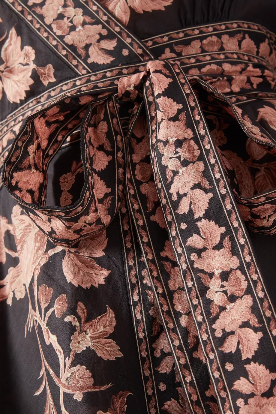 ZIMMERMANN WAVERLY WRAP MIDI DRESS