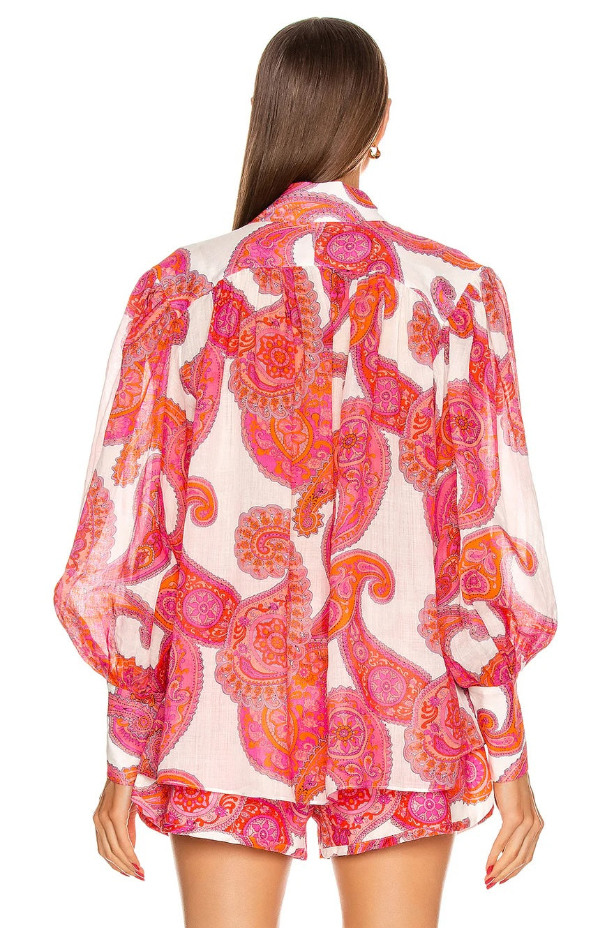 ZIMMERMANN PEGGY BILLOW BLOUSE