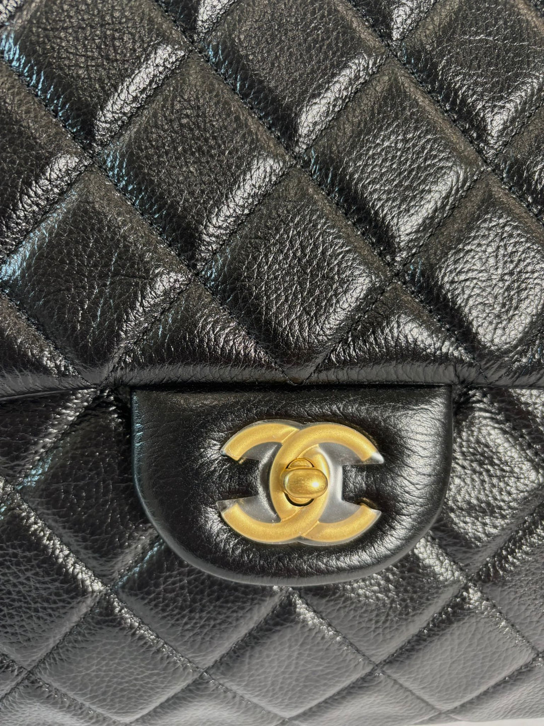 CHANEL QUILTED CALFSKIN LEATHER TRAVEL BAG
