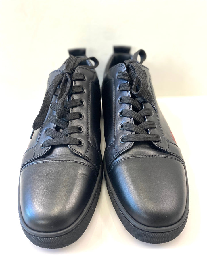 CHRISTIAN LOUBOUTIN LOUIS JUNIOR LOW "WALK A MILE IN MY SHOES" SNEAKERS