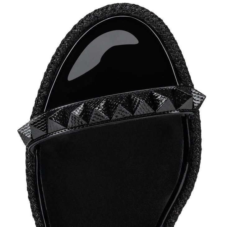 CHRISTIAN LOUBOUTIN PYRACLOU ESPADRILLE WEDGE SANDALS
