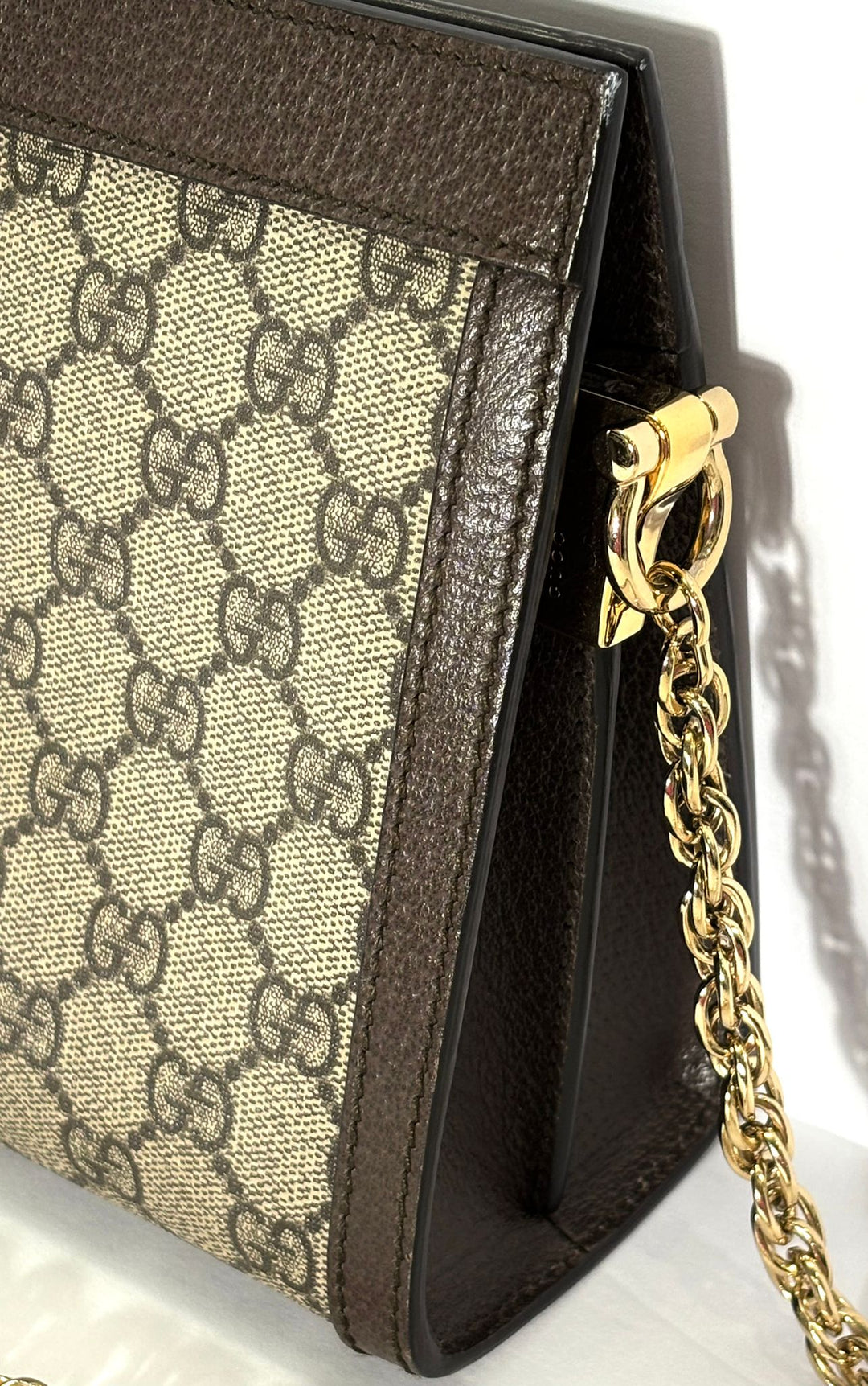 GG SUPREME OPHIDIA SMALL CHAIN  STRAP SHOULDER BAG