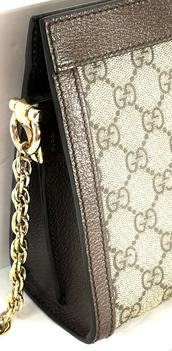 GG SUPREME OPHIDIA SMALL CHAIN  STRAP SHOULDER BAG