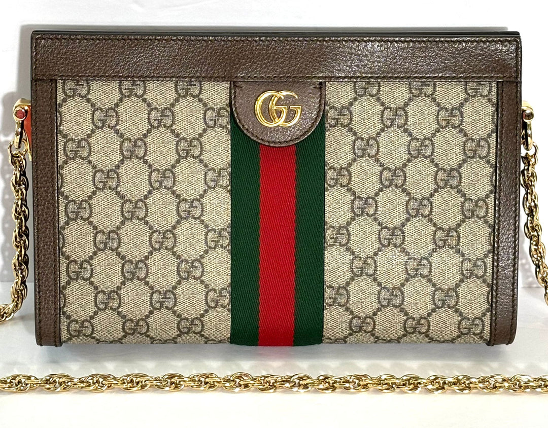 GG SUPREME OPHIDIA SMALL CHAIN  STRAP SHOULDER BAG