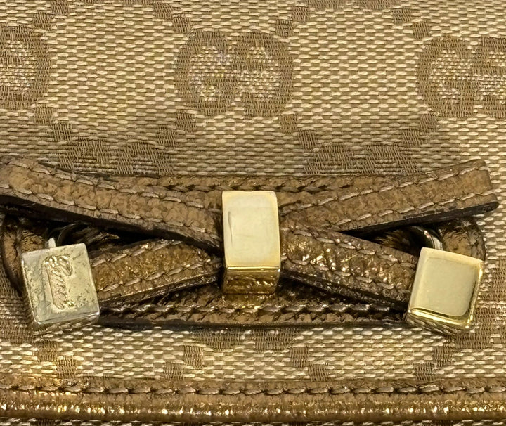 GUCCI MONOGRAM PRINCY CONTINENTAL WALLET