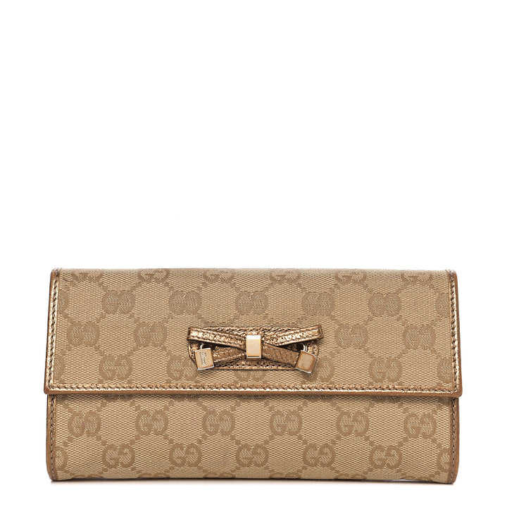 GUCCI MONOGRAM PRINCY CONTINENTAL WALLET