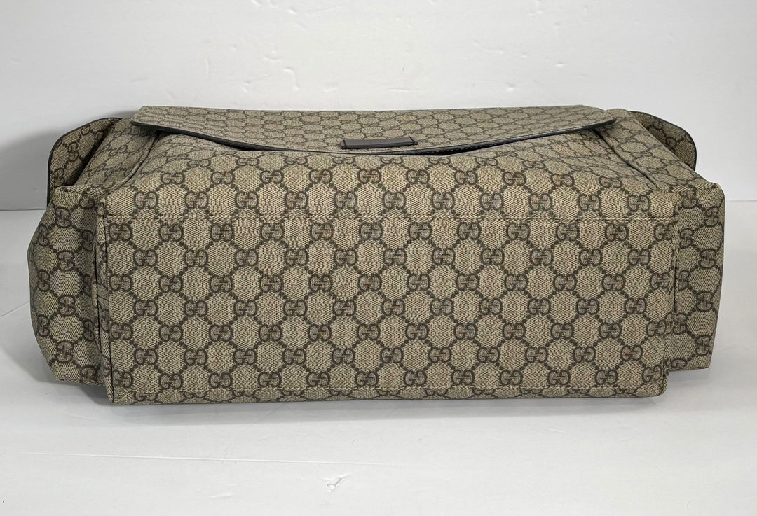 GUCCI GG SUPREME CANVAS PLUS DIAPER BAG