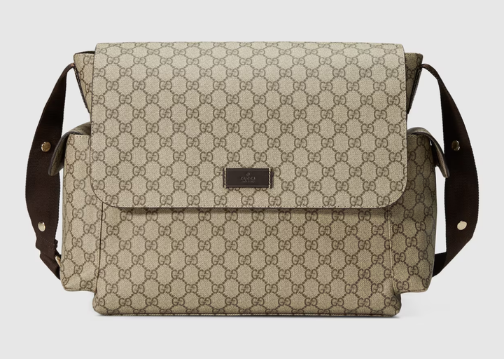 GUCCI GG SUPREME CANVAS PLUS DIAPER BAG