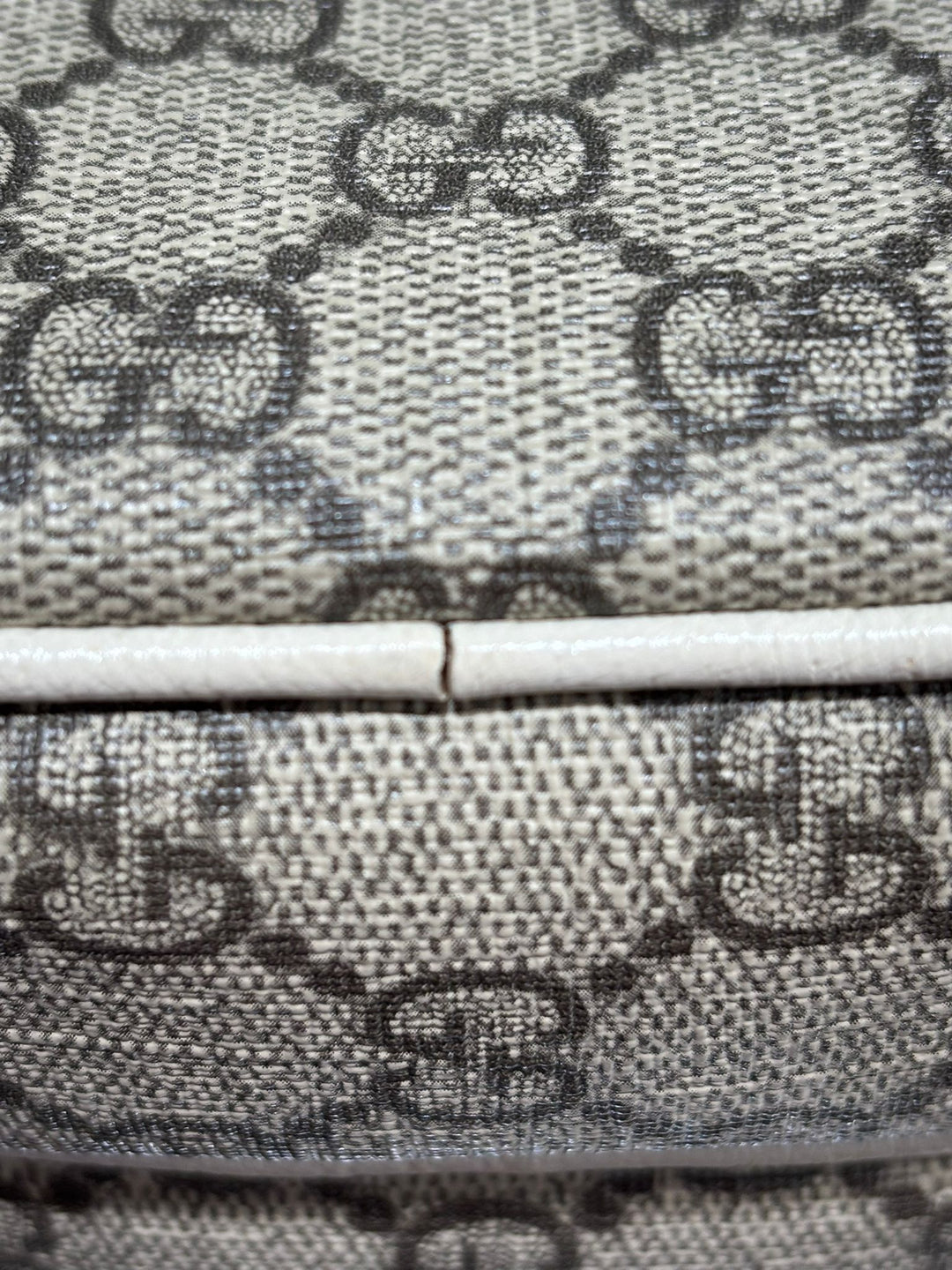 GUCCI GG SUPREME WEB MINI OPHIDIA DOUBLE ZIP MESSENGER BAG