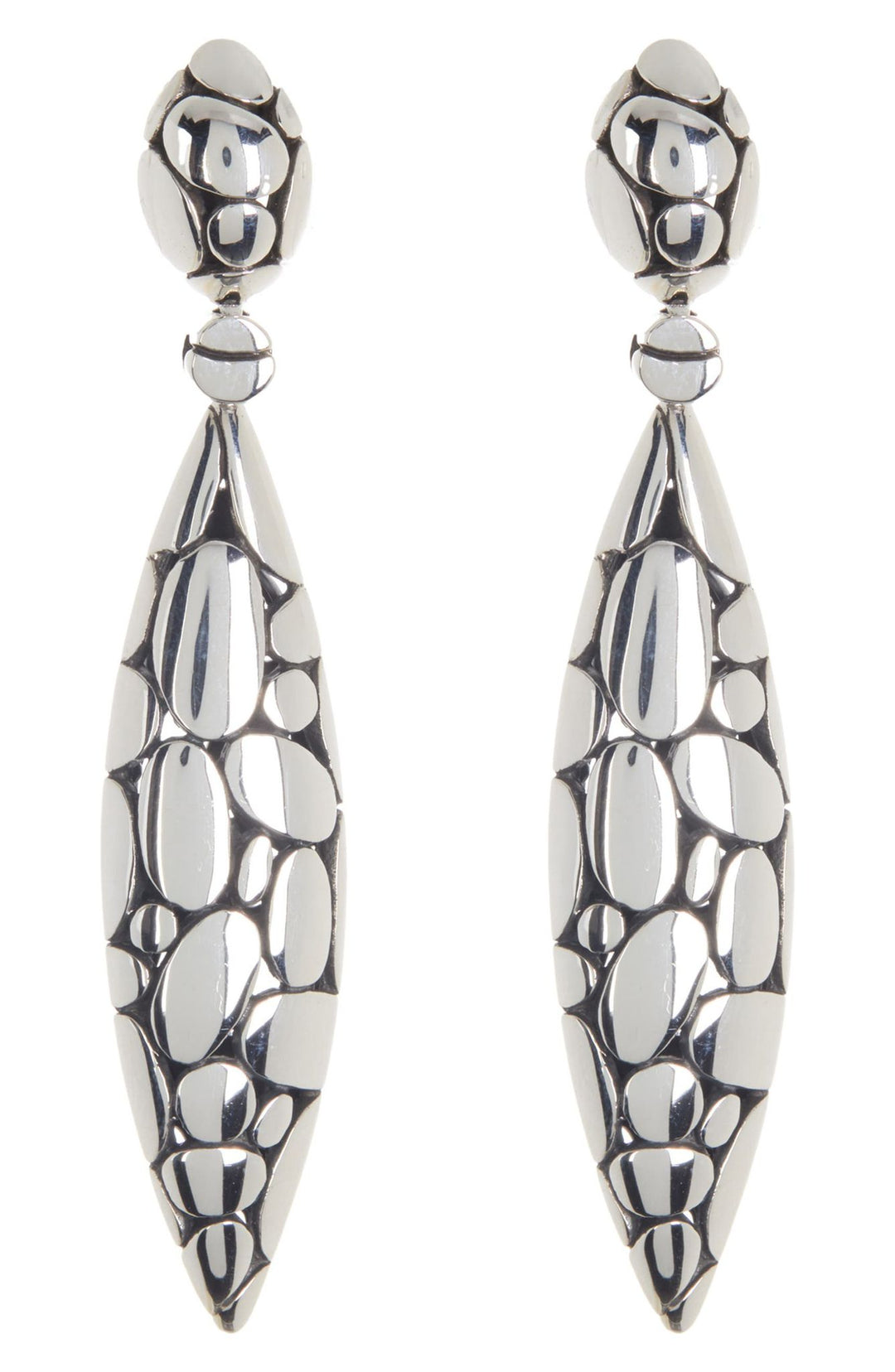 JOHN HARDY STERLING SILVER DROP EARRINGS