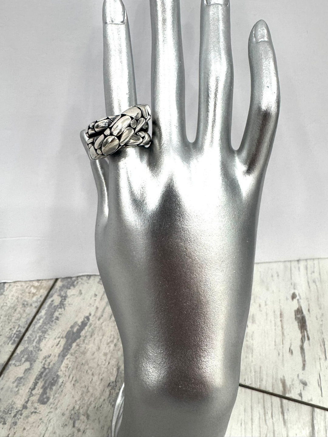 JOHN HARDY KALI PEBBLE RING