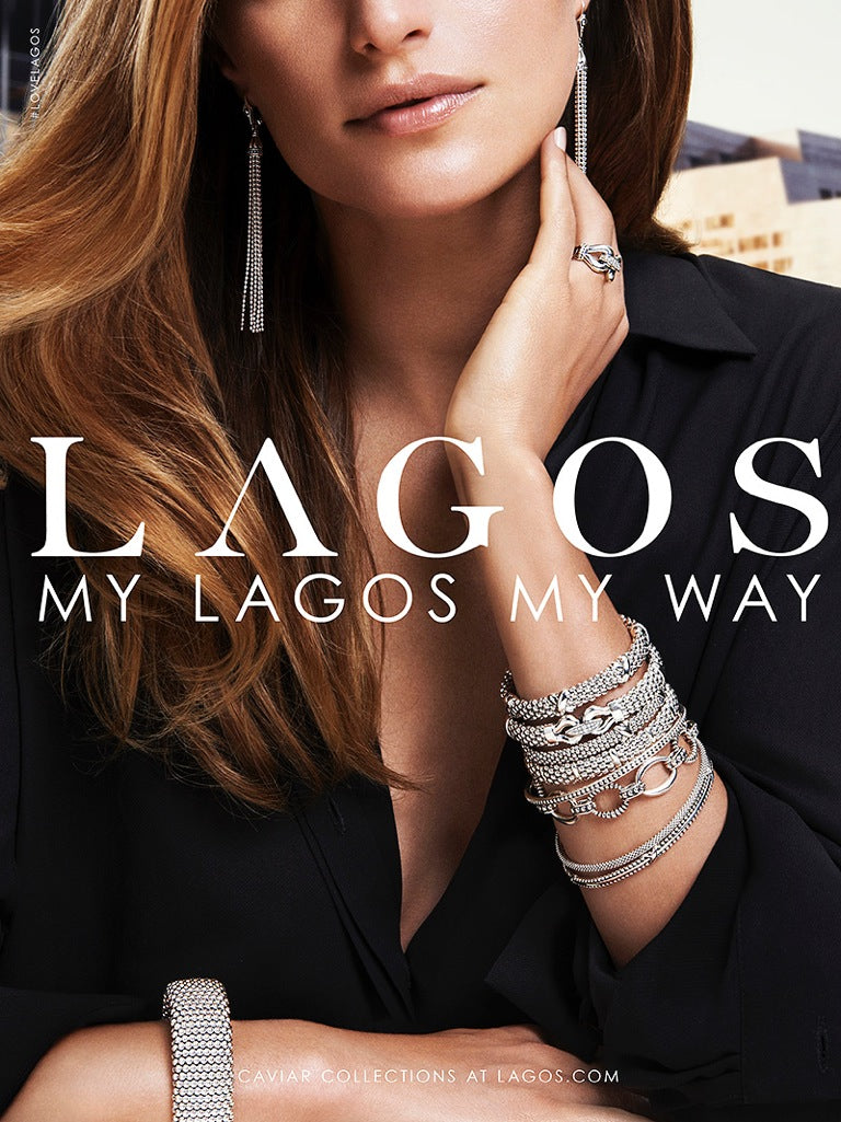 LAGOS LUNA GRADUATED BEAD PEARL EARRINGS