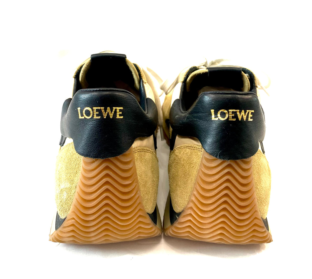 LOEWE NYLON SUEDE FLOW RUNNER SNEAKERS