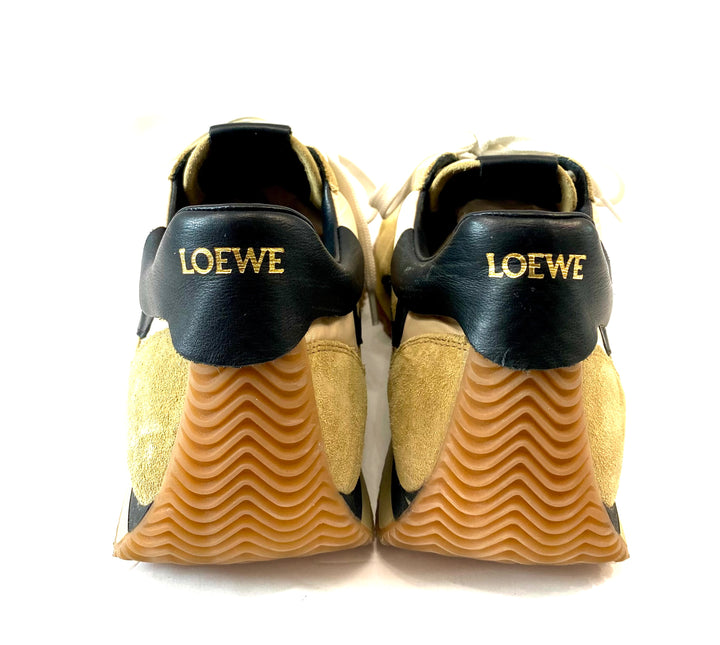 LOEWE NYLON SUEDE FLOW RUNNER SNEAKERS