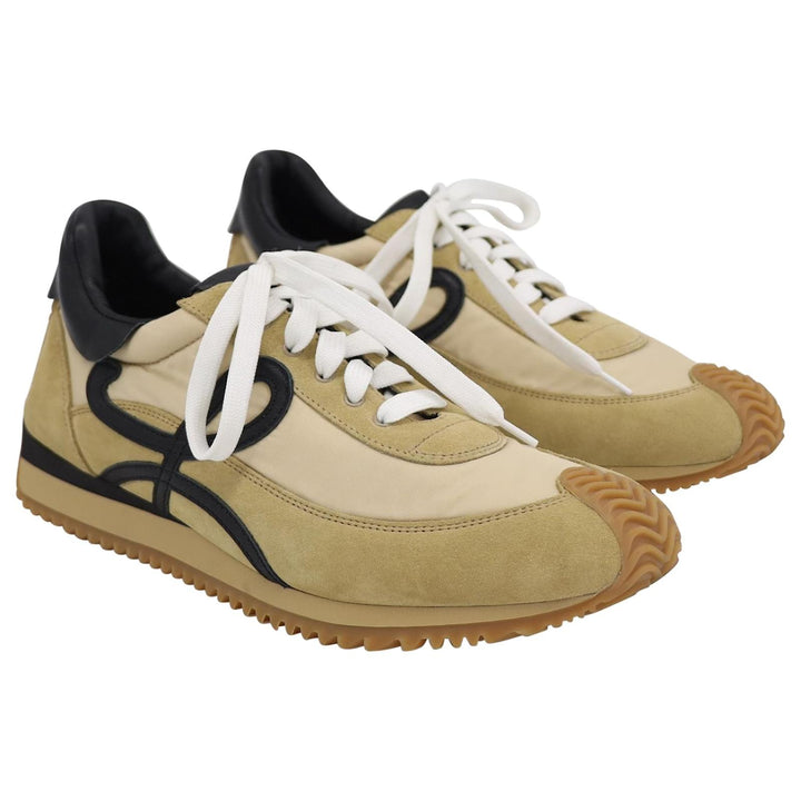 LOEWE NYLON SUEDE FLOW RUNNER SNEAKERS