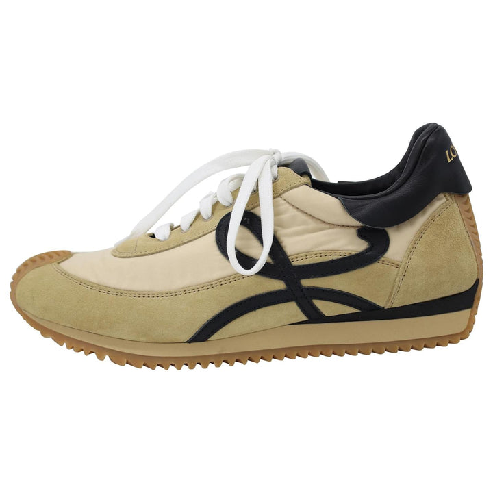 LOEWE NYLON SUEDE FLOW RUNNER SNEAKERS