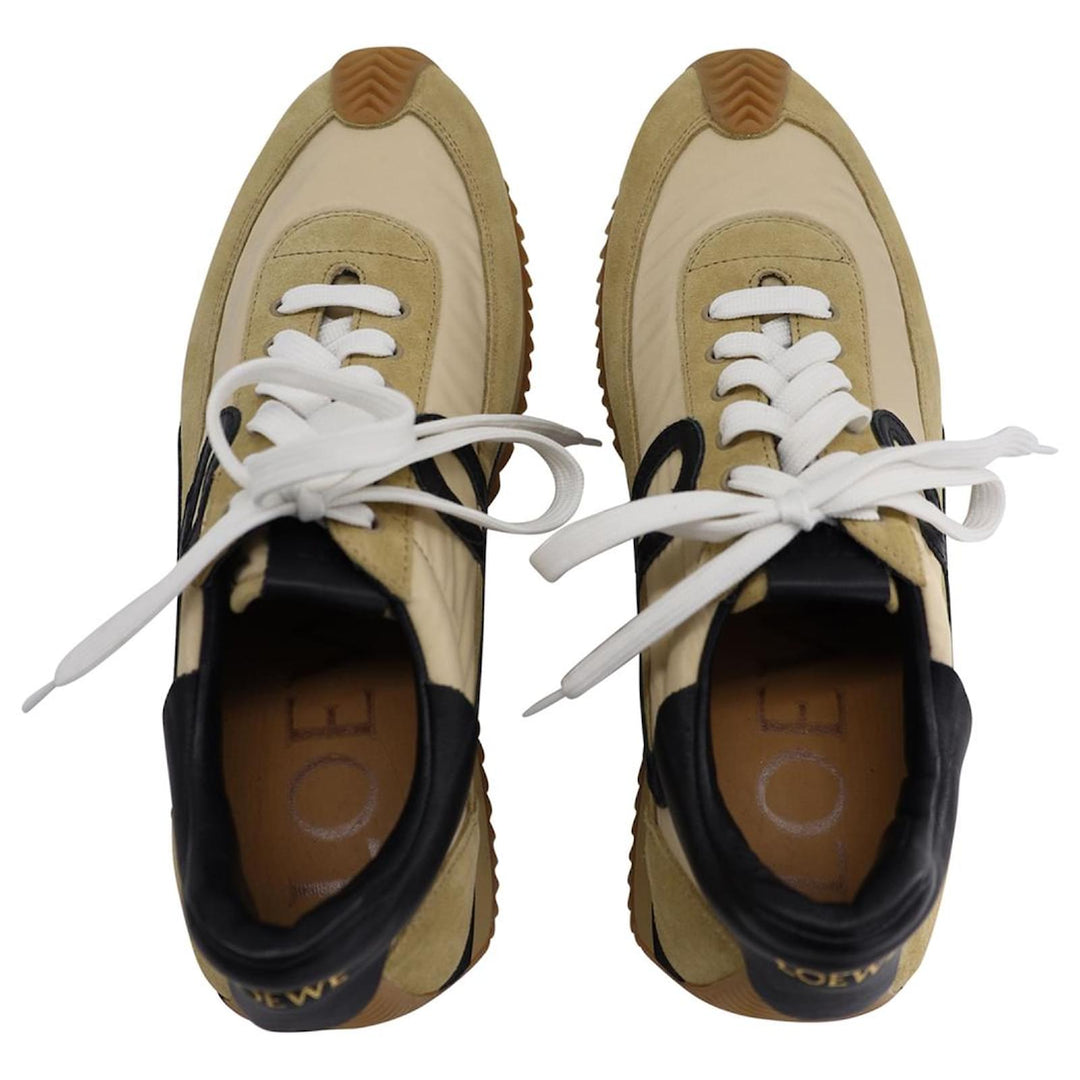 LOEWE NYLON SUEDE FLOW RUNNER SNEAKERS