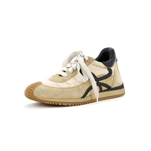 LOEWE NYLON SUEDE FLOW RUNNER SNEAKERS