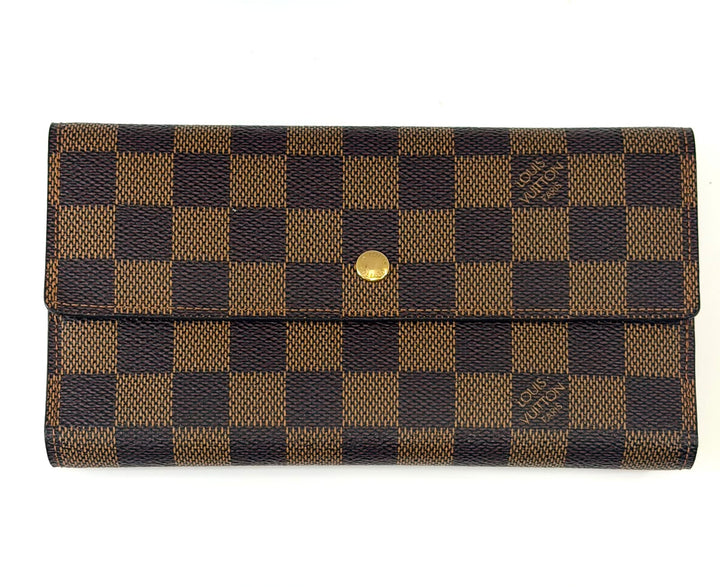 LOUIS VUITTON DAMIER EBENE PORTE TRÉSOR INTERNATIONAL WALLET
