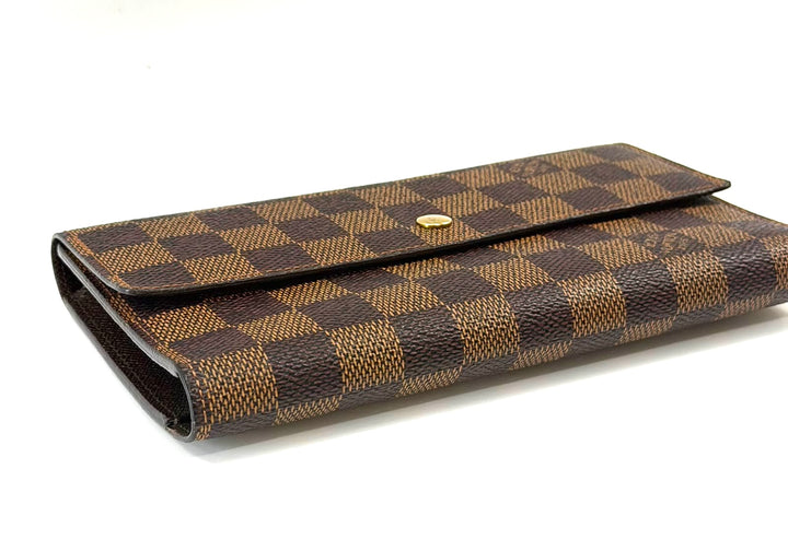 LOUIS VUITTON DAMIER EBENE PORTE TRÉSOR INTERNATIONAL WALLET
